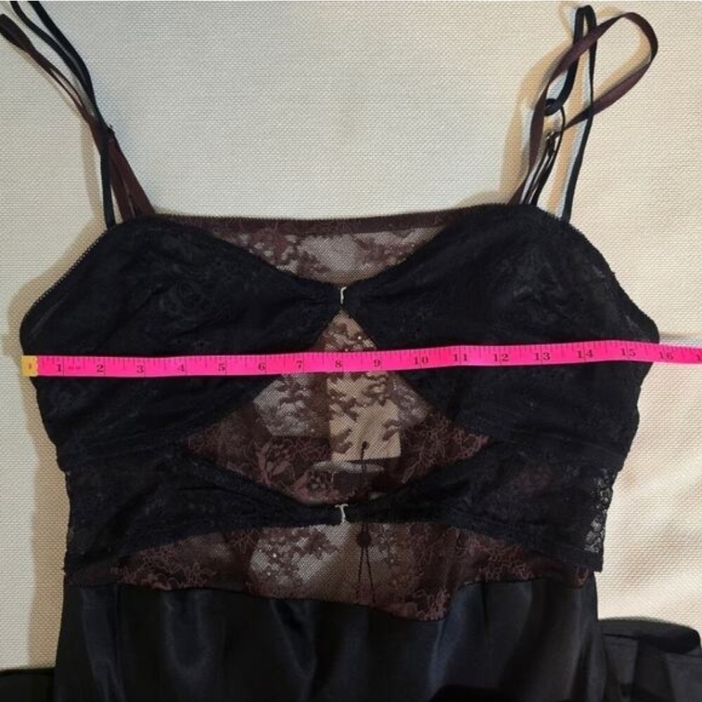 BEC + BRIDGE Amoras Cut-Out Maxi Dress Chocolate Black Size 10 NWT - Picture 4 of 8